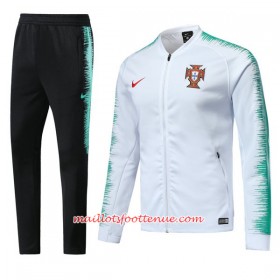 Portugal Ensemble Vestes d'entrainement 2018 Blanc